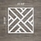 Ekena Millwork Large Killeen Decorative Fretwork Wall Panels in Architectural Grde PVC, 23 3/8"W x 23 3/8"H x 3/8"T WALP24X24KLN - alternate 3